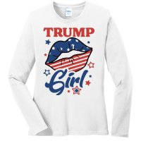 Trump Girl MAGA Ladies Long Sleeve Shirt