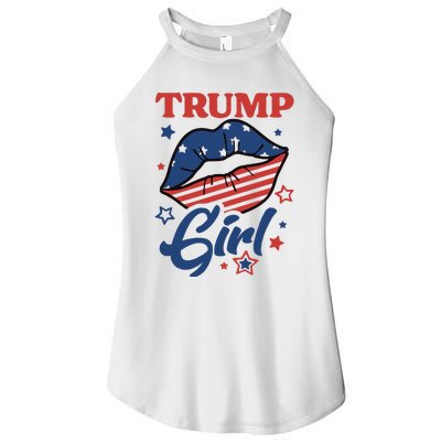 Trump Girl MAGA Women’s Perfect Tri Rocker Tank