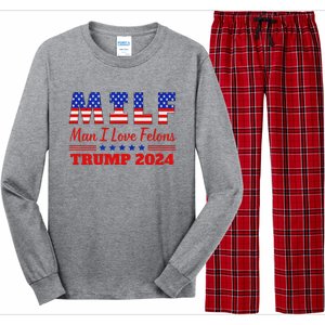 Trump Girl Milf 2024 Tank Top Long Sleeve Pajama Set