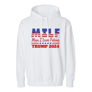 Trump Girl Milf 2024 Tank Top Garment-Dyed Fleece Hoodie