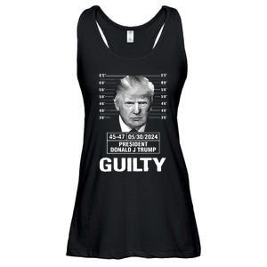 TrumpS Guilty Mugshot Ladies Essential Flowy Tank