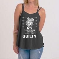 TrumpS Guilty Mugshot Women's Strappy Tank