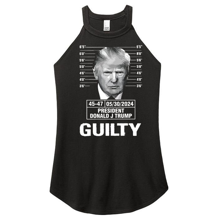 TrumpS Guilty Mugshot Women's Perfect Tri Rocker Tank