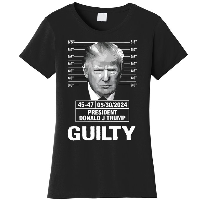 TrumpS Guilty Mugshot Women's T-Shirt