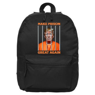 Trump Guilty Make Prison Great Again Donald Trump 16 in Basic Backpack