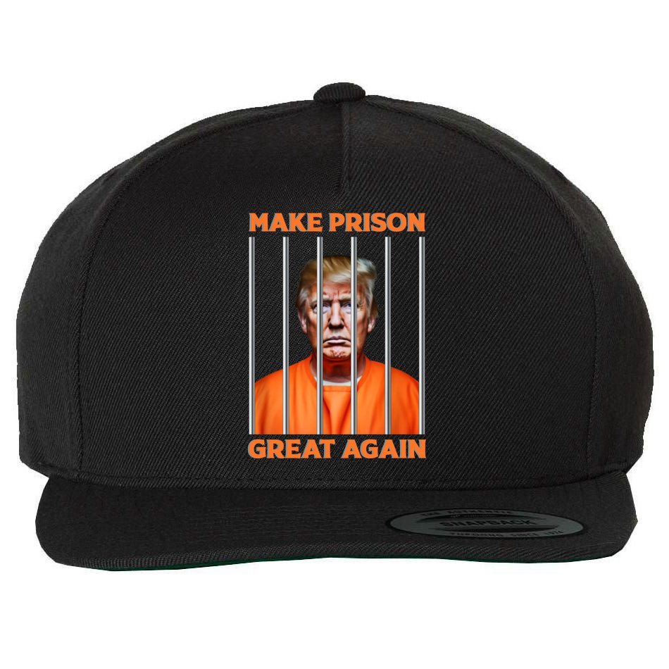Trump Guilty Make Prison Great Again Donald Trump Wool Snapback Cap