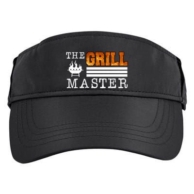 The Grill Master Bbq Barbecue Grillfather Grilling Sausage Gift Adult Drive Performance Visor
