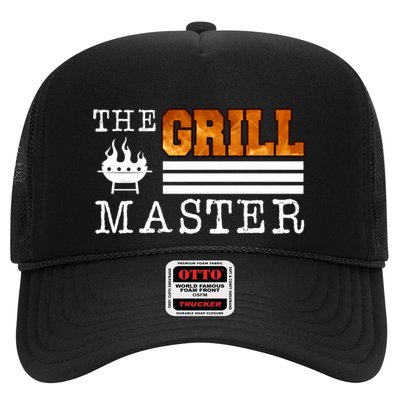 The Grill Master Bbq Barbecue Grillfather Grilling Sausage Gift Trucker Hat
