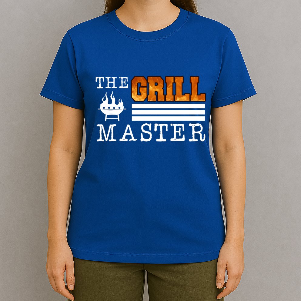 The Grill Master Bbq Barbecue Grillfather Grilling Sausage Gift T-Shirt