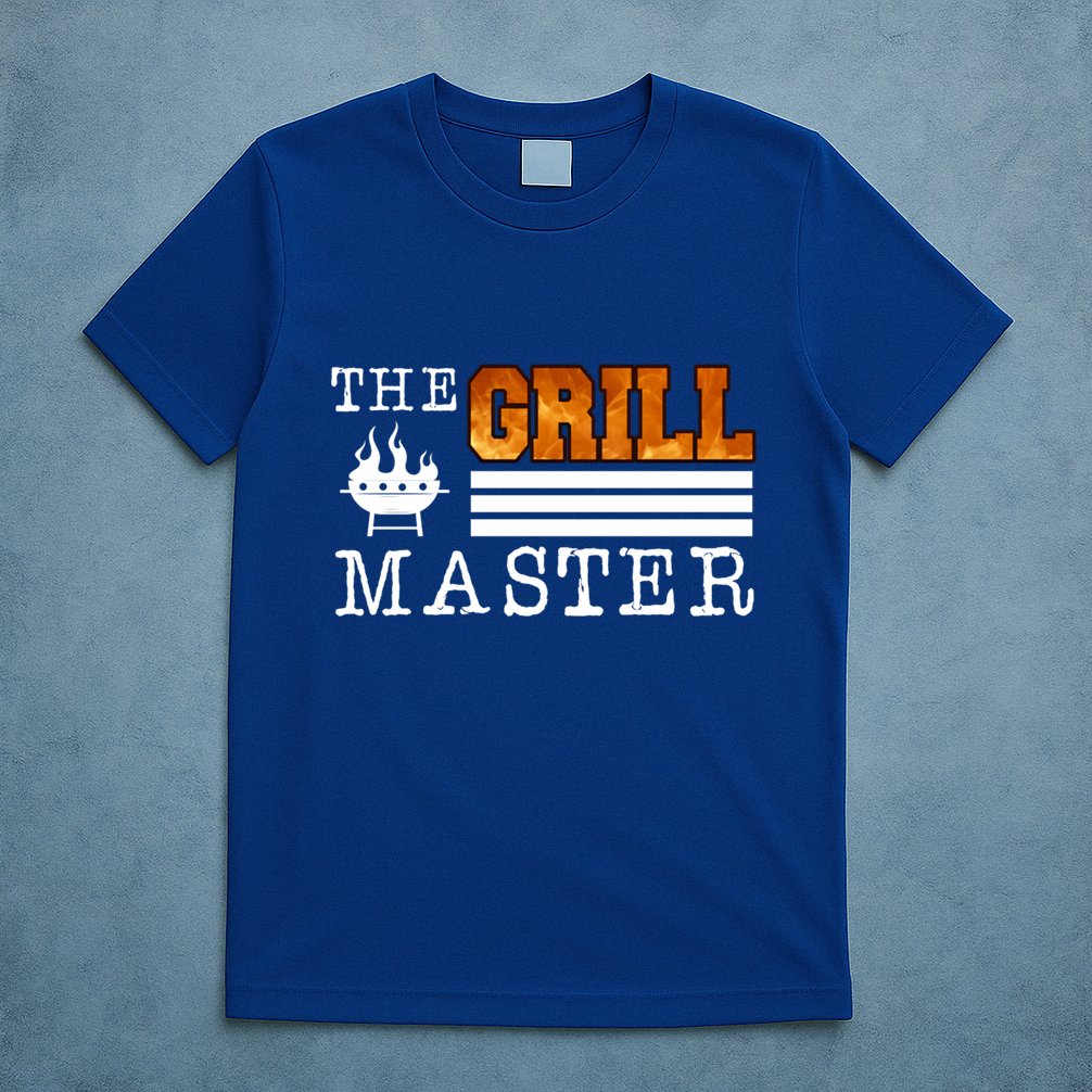 The Grill Master Bbq Barbecue Grillfather Grilling Sausage Gift T-Shirt