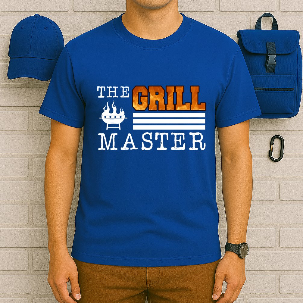 The Grill Master Bbq Barbecue Grillfather Grilling Sausage Gift T-Shirt