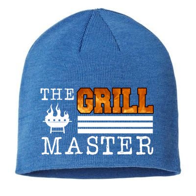 The Grill Master Bbq Barbecue Grillfather Grilling Sausage Gift Sustainable Beanie