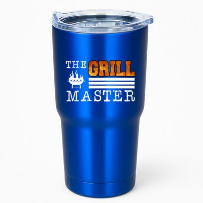 The Grill Master Bbq Barbecue Grillfather Grilling Sausage Gift Tumbler