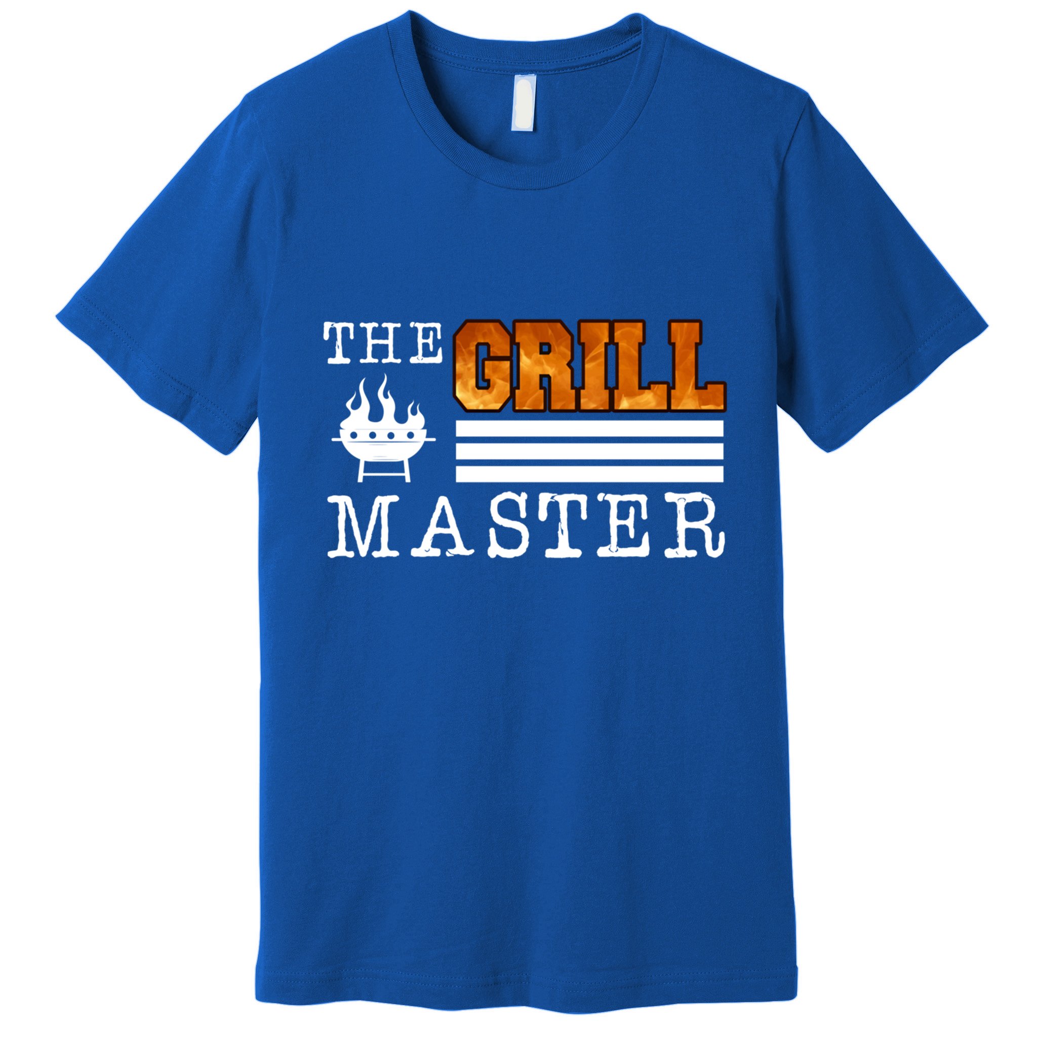 The Grill Master Bbq Barbecue Grillfather Grilling Sausage Gift Premium T-Shirt