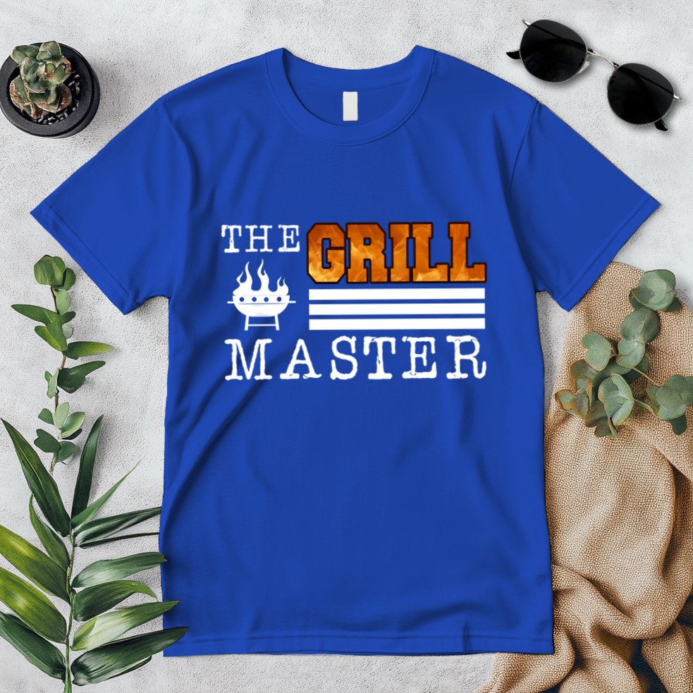 The Grill Master Bbq Barbecue Grillfather Grilling Sausage Gift Premium T-Shirt