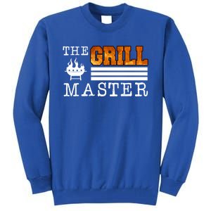 The Grill Master Bbq Barbecue Grillfather Grilling Sausage Gift Tall Sweatshirt