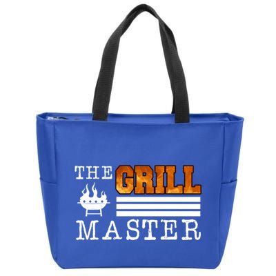 The Grill Master Bbq Barbecue Grillfather Grilling Sausage Gift Zip Tote Bag