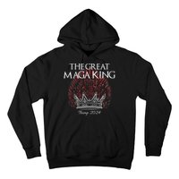 The Great MAGA King Crown USA Parody Trump 2024 Anti Biden Hoodie