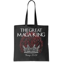 The Great MAGA King Crown USA Parody Trump 2024 Anti Biden Tote Bag