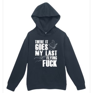 There Goes My Last Flying Fuck Butterfly Gift Funny Sarcastic Gift Urban Pullover Hoodie