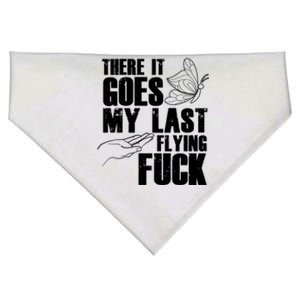 There Goes My Last Flying Fuck Butterfly Gift Funny Sarcastic Gift USA-Made Doggie Bandana