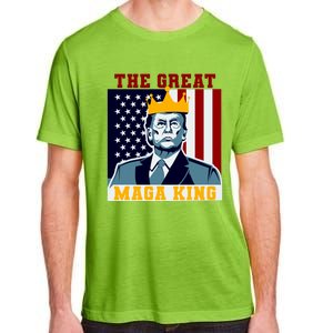 The Great MAGA King Ultra MAGA Trump Anti Biden USA Adult ChromaSoft Performance T-Shirt