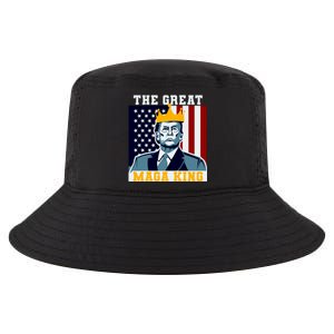 The Great MAGA King Ultra MAGA Trump Anti Biden USA Cool Comfort Performance Bucket Hat