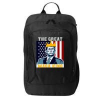 The Great MAGA King Ultra MAGA Trump Anti Biden USA City Backpack