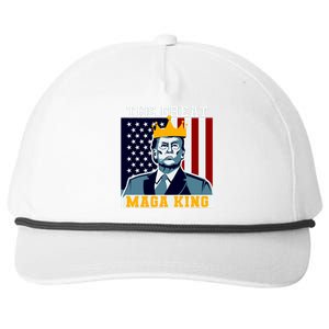 The Great MAGA King Ultra MAGA Trump Anti Biden USA Snapback Five-Panel Rope Hat