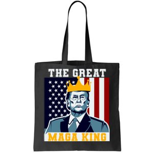 The Great MAGA King Ultra MAGA Trump Anti Biden USA Tote Bag