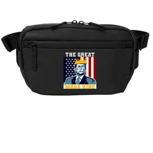 The Great MAGA King Ultra MAGA Trump Anti Biden USA Crossbody Pack