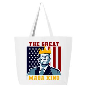 The Great MAGA King Ultra MAGA Trump Anti Biden USA 25L Jumbo Tote