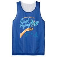 There Goes My Last Flying Fuck Butterfly Meme Gift Mesh Reversible Basketball Jersey Tank