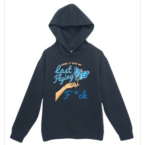 There Goes My Last Flying Fuck Butterfly Meme Gift Urban Pullover Hoodie