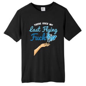 There Goes My Last Flying Fuck Butterfly Meme Funny Gift Tall Fusion ChromaSoft Performance T-Shirt