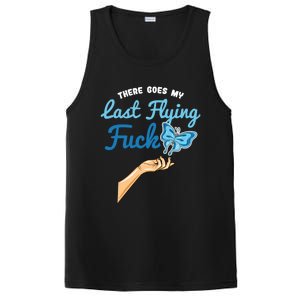 There Goes My Last Flying Fuck Butterfly Meme Funny Gift PosiCharge Competitor Tank