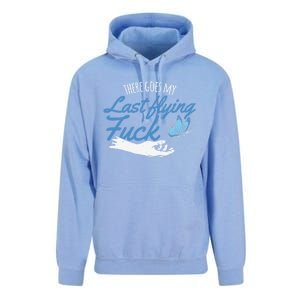 There Goes My Last Flying Fuck Butterfly Zen Gift Unisex Surf Hoodie