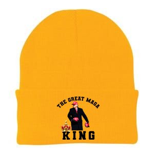 The Great MAGA King Trump 2024 USA Knit Cap Winter Beanie