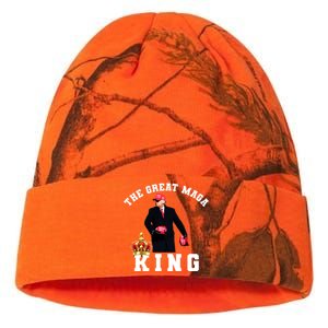 The Great MAGA King Trump 2024 USA Kati Licensed 12" Camo Beanie