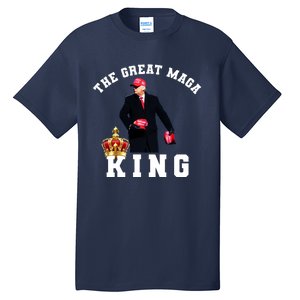 The Great MAGA King Trump 2024 USA Tall T-Shirt