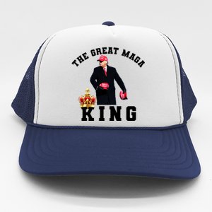 The Great MAGA King Trump 2024 USA Trucker Hat