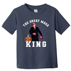 The Great MAGA King Trump 2024 USA Toddler T-Shirt