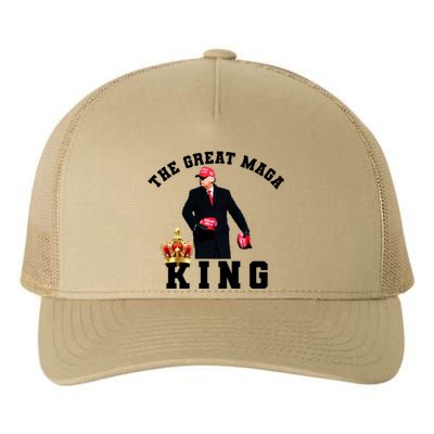 The Great MAGA King Trump 2024 USA Yupoong Adult 5-Panel Trucker Hat