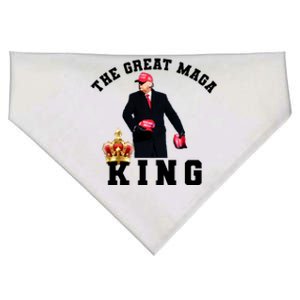 The Great MAGA King Trump 2024 USA USA-Made Doggie Bandana