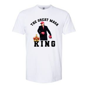 The Great MAGA King Trump 2024 USA Softstyle CVC T-Shirt