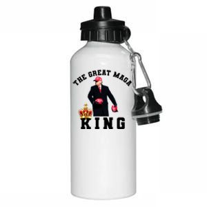 The Great MAGA King Trump 2024 USA Aluminum Water Bottle