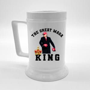 The Great MAGA King Trump 2024 USA Beer Stein