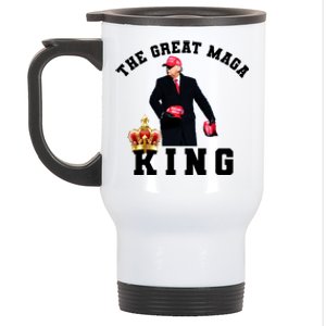 The Great MAGA King Trump 2024 USA Stainless Steel Travel Mug