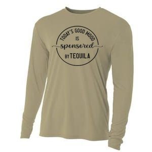 TodayS Good Mood Is Sponsored By Tequila Cinco De Mayo Cooling Performance Long Sleeve Crew