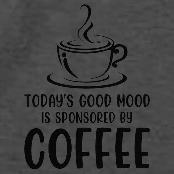 TodayS Good Mood Is Sponsored By Coffee Funny Coffee Lovers Vector Backpack